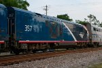 AMTK 357 trails on the northbound Auto Train 